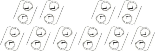 Thermomètre de Cuisson Résistant Haute Température pour Grills et Fumoirs à Granulés, Lot de 20