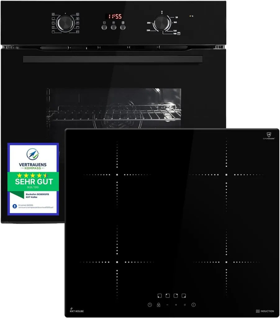 Ensemble Cuisson KKT KOLBE : Four Encastrable 60 cm et Plaque Induction