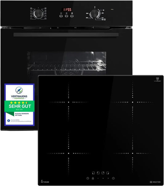 Ensemble Cuisson KKT KOLBE : Four Encastrable 60 cm et Plaque Induction