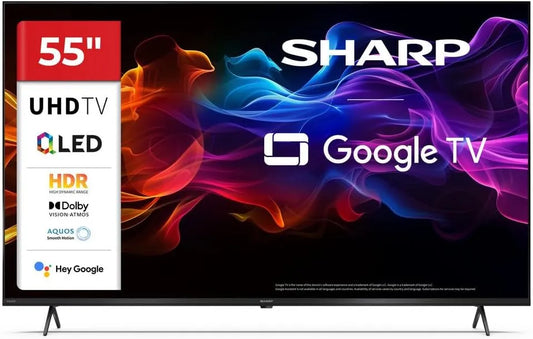 Sharp 55HP5265E Smart TV, 55 pouces, téléviseur, 4K UHD, QLED, son Dolby, HP Series