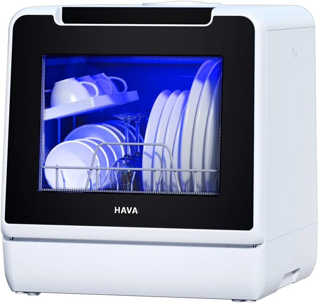 Lave-vaisselle, 5 L, 8 programmes, portable, verrouillage, grand réservoir, nouveau modèle amélioré 2024