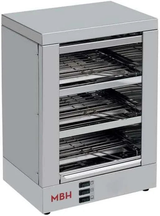 Four électrique, minuteur, gril, 3 niveaux, industriel, professionnel, acier inoxydable, MBH