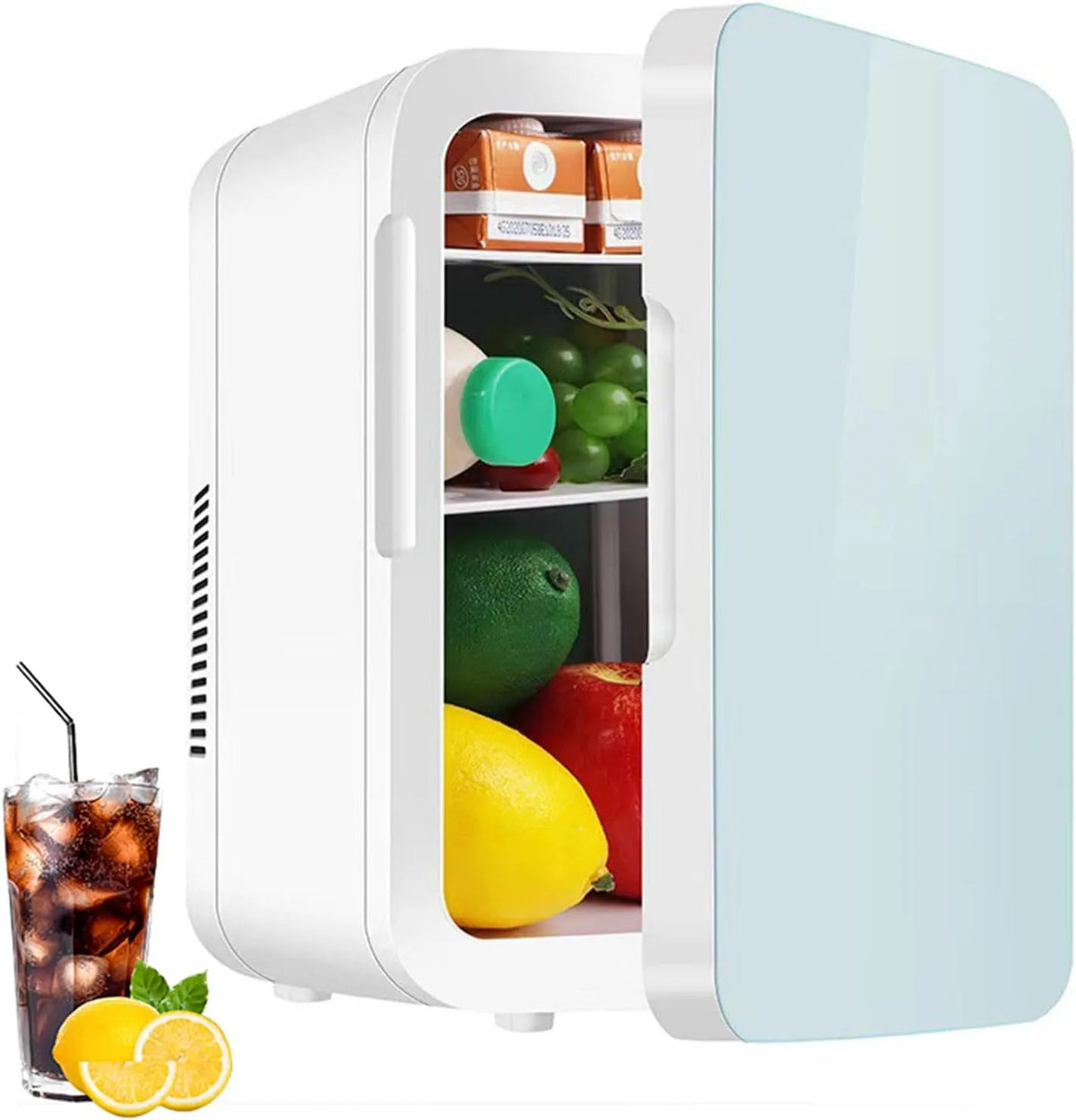 Réfrigérateur, 8 L, portable, adapté aux aliments, aux boissons, au bureau, refroidisseur et chauffage portables de 8l