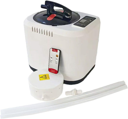 Cuve de Sauna - structure en acier, en acier inoxydable, grande capacité, usage à domicile, 4 L, blanc