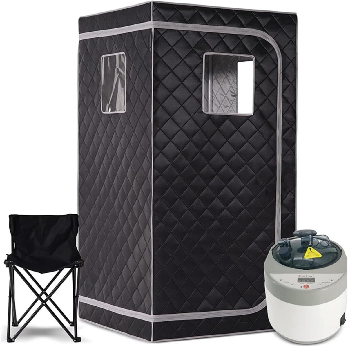 Couverture de sauna infrarouge – structure en acier, format portable, usage à domicile, 0 L