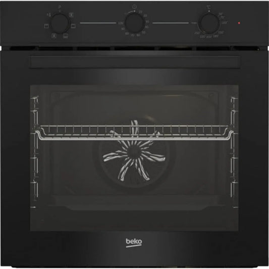 Beko BBIE11100B Four électrique, 72 L, classe énergétique A, Beko Four électrique ventilé 72 litres classe A couleur noire - BBIE11100B