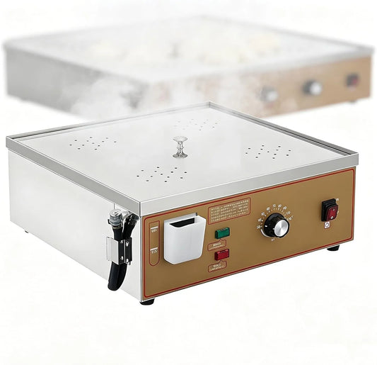 4holes Machine à Brioches, Cuiseur, 30 à 110 °C, vapeur, professionnel, fonction chauffante, pour Cuisine