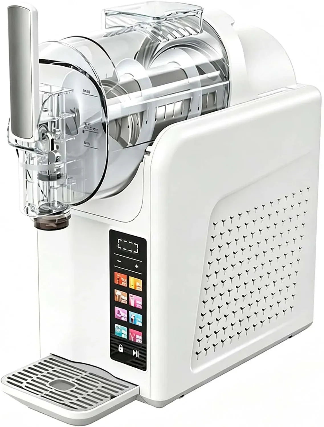 Machine à Granit, Démontable, machine à café électrique, 2 L, 185 W, 7 Modes, blanc, bois, pour Maison