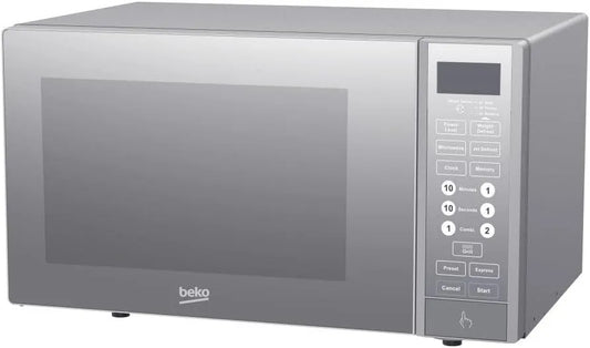 Beko MGF23330S Micro-ondes, 23 L, gril, four micro-ondes, Numérique, Argent, Fonction Grill