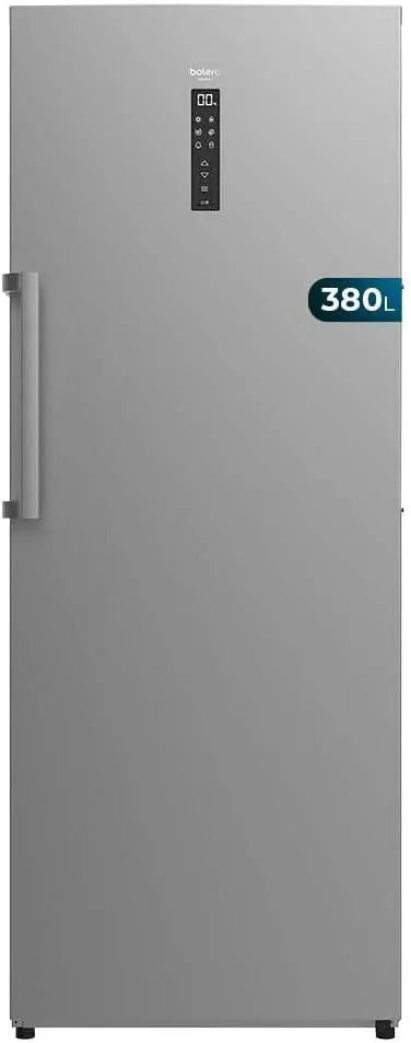 Cecotec Bolero CoolMarket UF Congélateur, 380 L, 1950 W, classe énergétique D, No Frost, Inverter, acier inoxydable, armoire congélateur, Total No