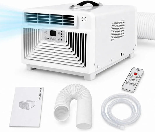 Climatiseur C 220V, 16 à 32 °C, 220 V, portable, minuteur, Mini limatiseur Portable ave Déshumidifi ateur, Température Réglable 16–32°