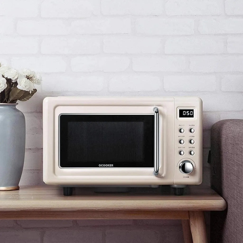 Micro-ondes, 18 L, 700 W, blanc, Utile, Four à micro-ondes de comptoir rétro, petit four à micro-ondes pour dortoir