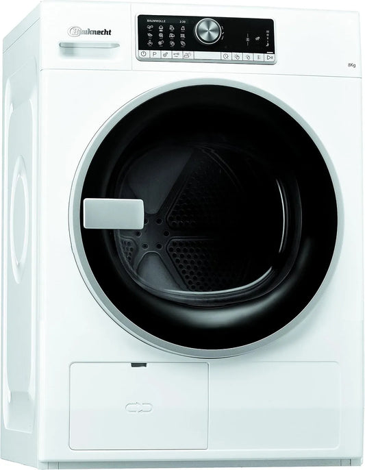 Bauknecht 82A2 Sèche-linge, 8 kg, silencieux, blanc, Technologie silencieuse, Sèche-linge à pompe à chaleur TR Trend 82A2 BW par Bauknecht - A++ - 8