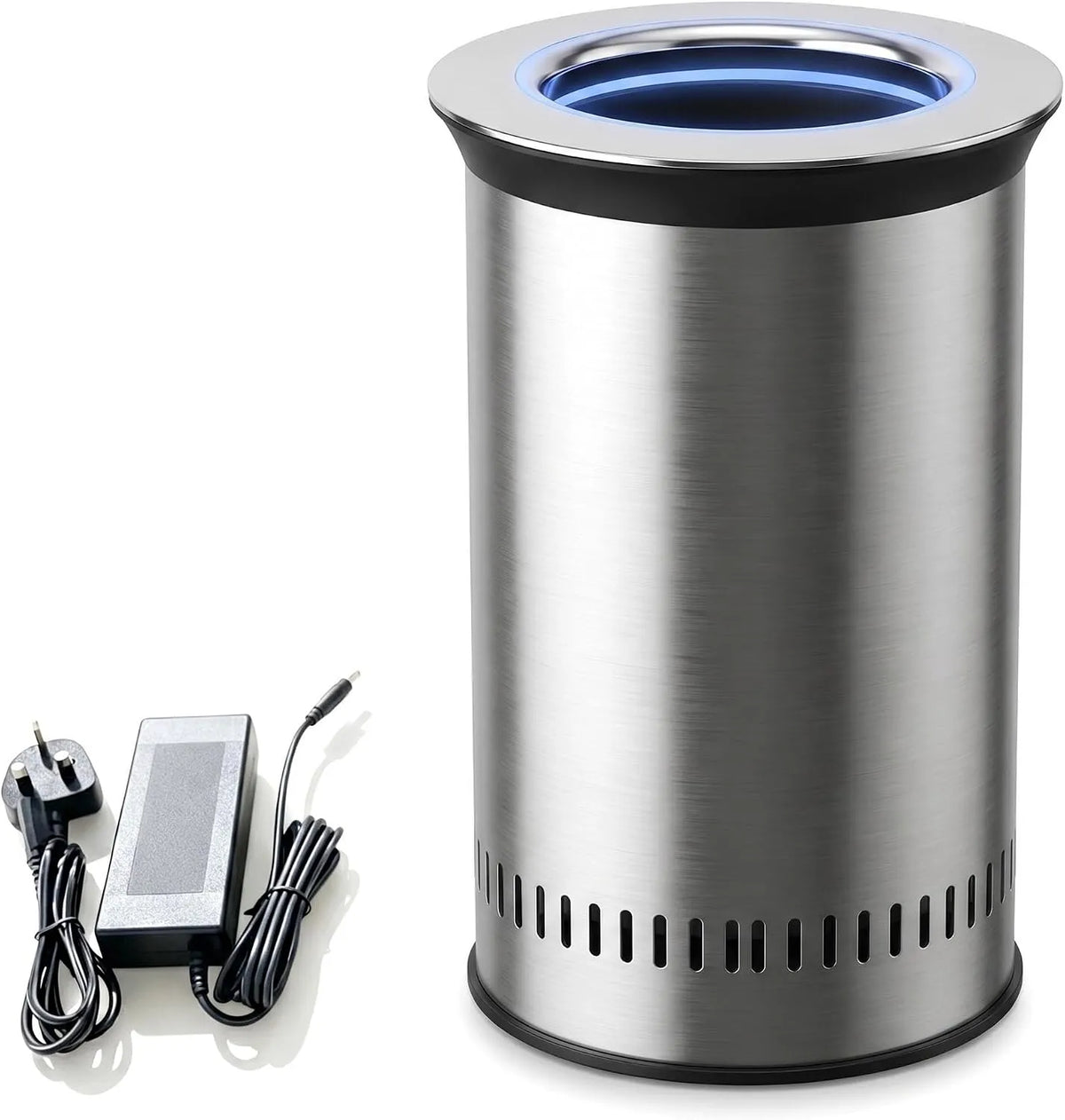 Produit Refroidisseur De Vin Électrique Avec Éclairage Led Bleu, Refroidisseur De Vin Encastrable De 102 Mm, Température Réglable De 5 À 18 °c, Pour