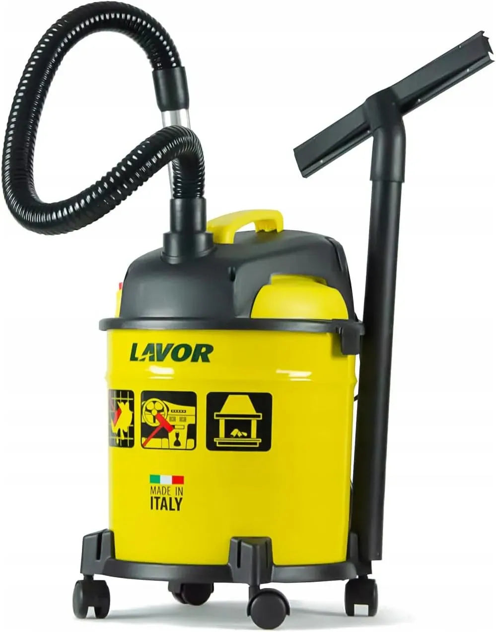 Aspirateur ACIER 20L 4en1, 20 L, industriel, grand réservoir, JAUNE, FREDDY RÉSERVOIR EN