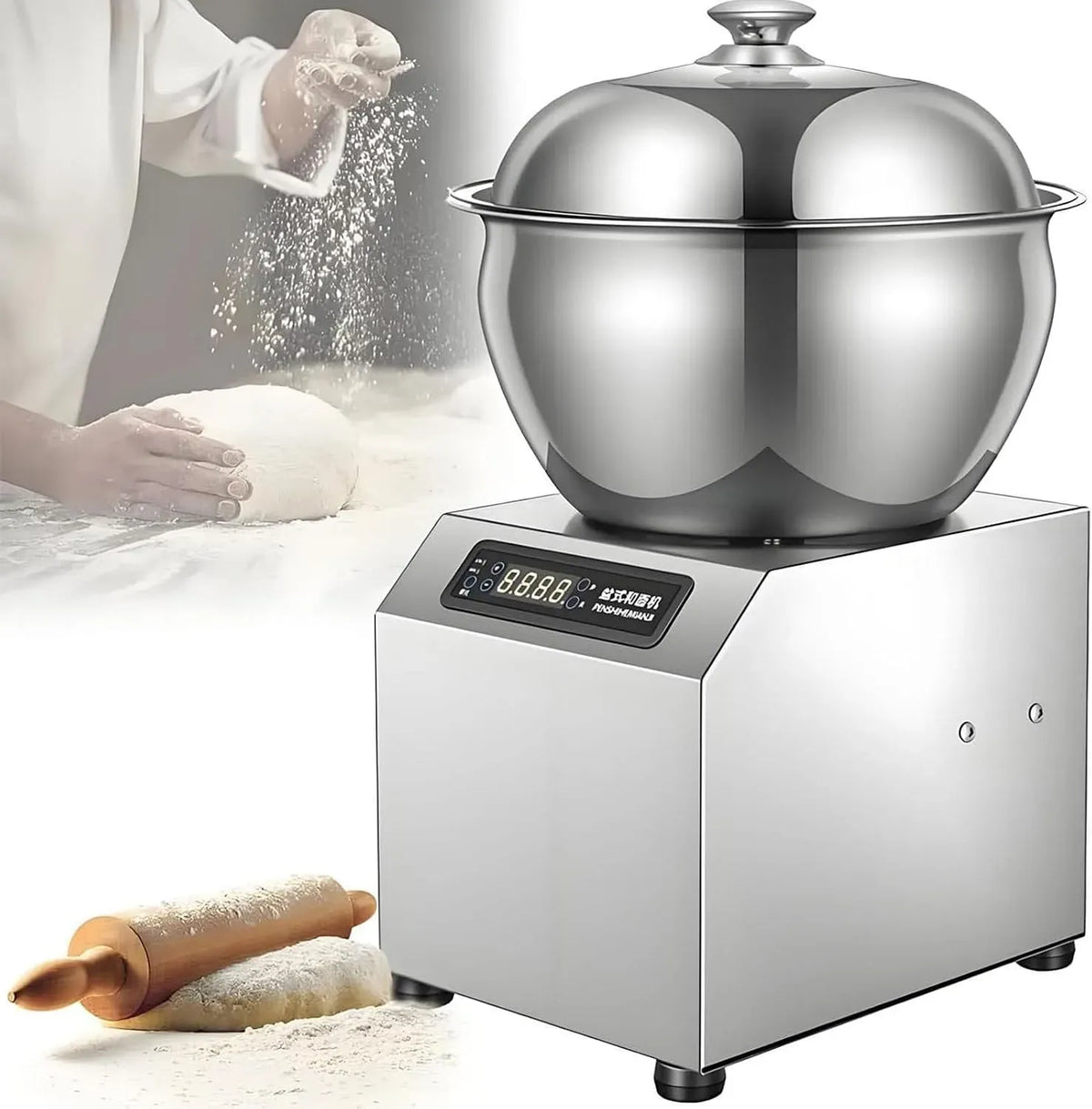 5kg/8kg Machine à Pétrir, 5 kg, 8 kg, pizza, professionnel, acier inoxydable