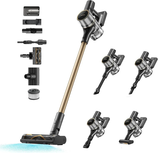Aspirateur, MOVA, noir, Jusqu'à 90 min d'Autonomie, Aspiration 190 AW, Filtration à 99,9 %