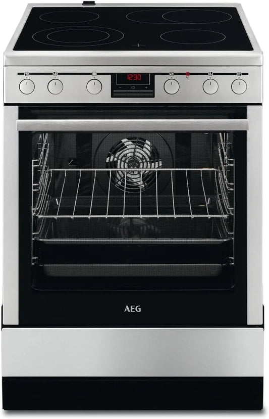 AEG 47056VS-MN Four électrique, 60 cm, 72 L, classe énergétique A, minuteur, autonome, noir
