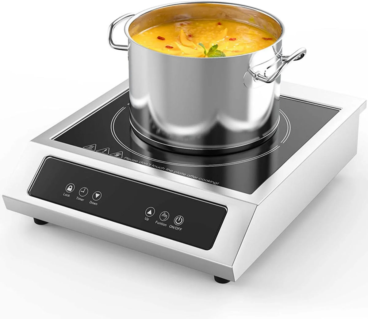 Plaque à induction, table de cuisson à induction, verrouillage, minuteur, minuterie et capacité de Charge élevée