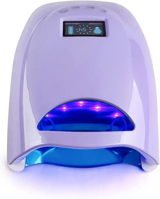 Lampe LED pour ongles: affichage LED, format portable, violet