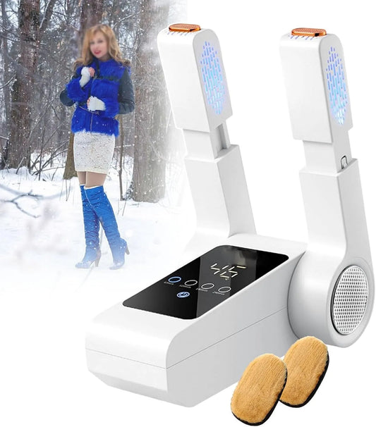 portable, sèche-chaussures électrique, fonction chauffante, pour l'hiver et les jours de pluie