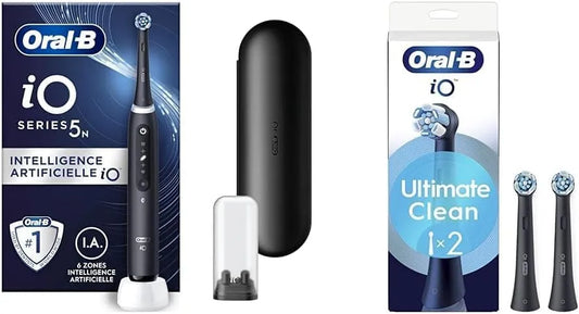 iO5 Brosse, brosse à dents rechargeable, 5 Modes, noir