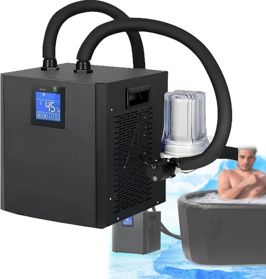 Refroidisseur pour bain froid: avec télécommande, isolé