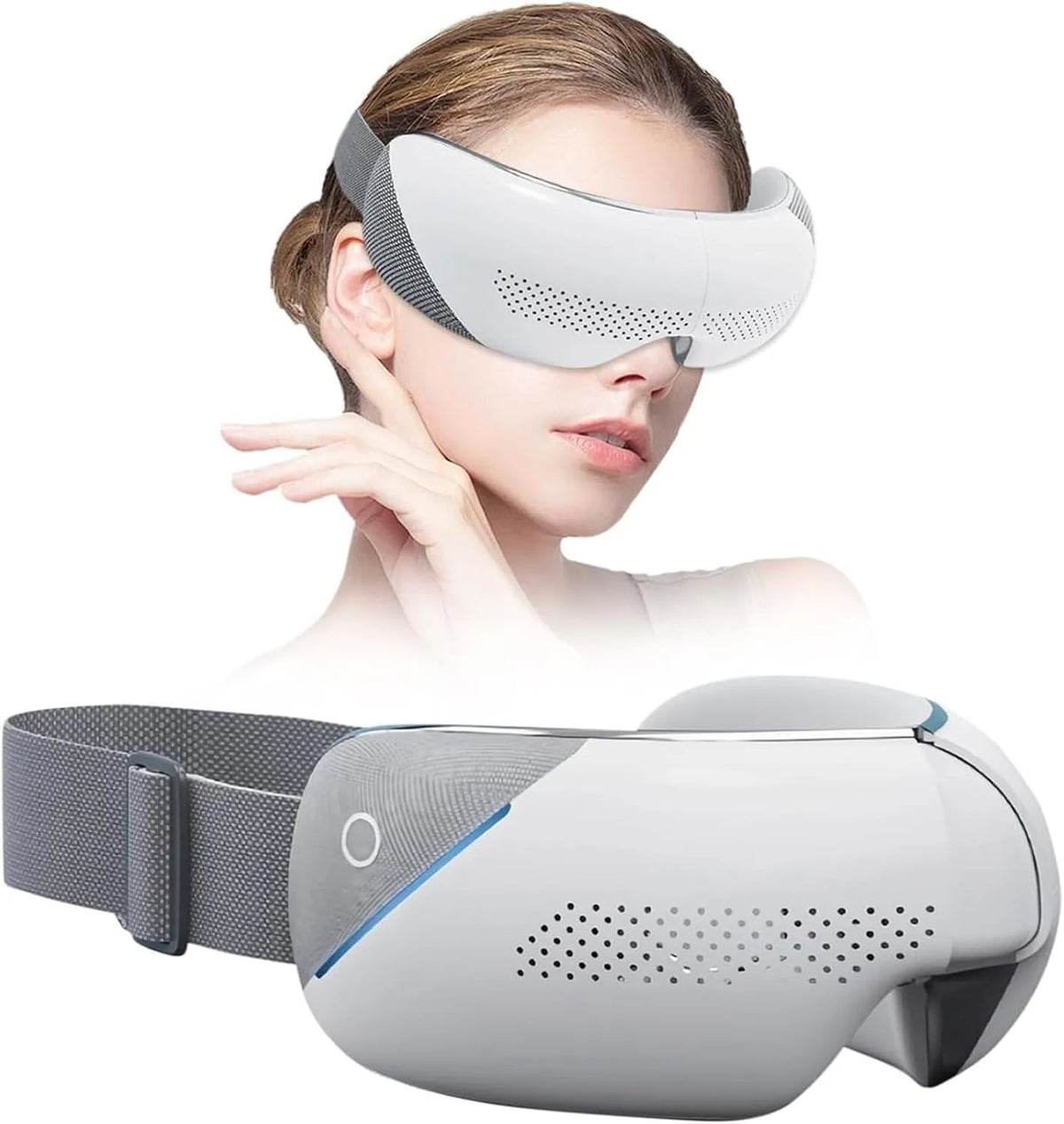 Masseur, 4 Modes, fonction chauffante, pour Soulager La Fatigue Oculaire