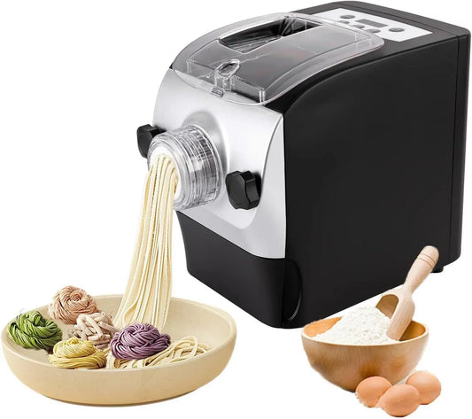 Machine à pâtes, 260 W, machine à nouilles, appareil pour pâtes fraîches, Machine à pâtes électrique 260 W avec 8 moules