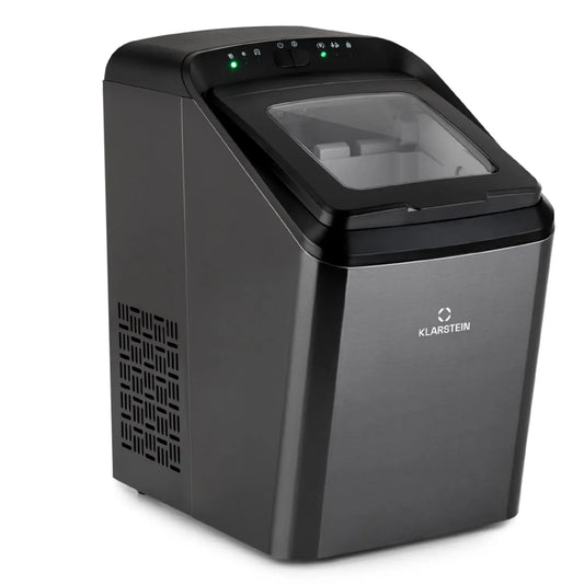 Klarstein Machine à glaçons, 2,9 L, tactile, Ice Maker avec Commandes Tactiles, Capacité de 2,9L