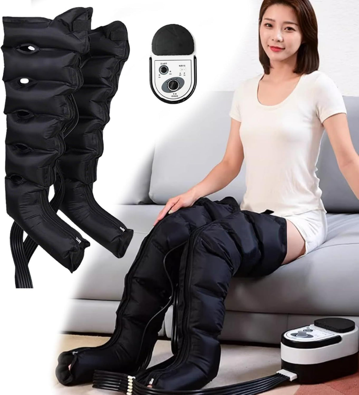 Bottes de pressothérapie: massage par compression d'air, LoJax
