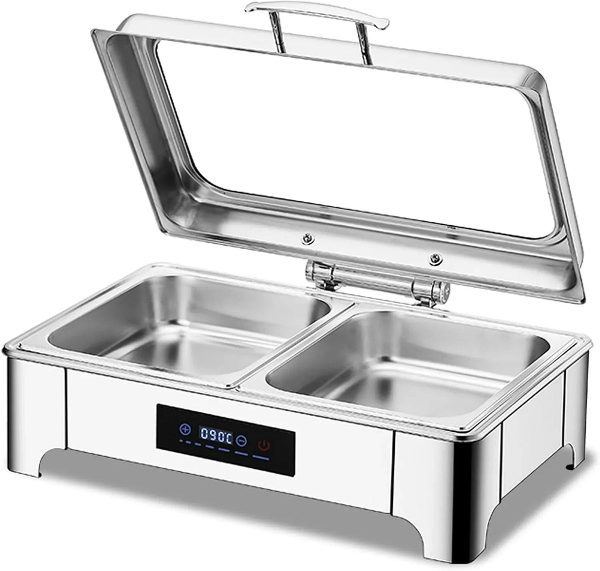 Chauffe-plats de buffet, 9 L, tactile, professionnel, restaurant