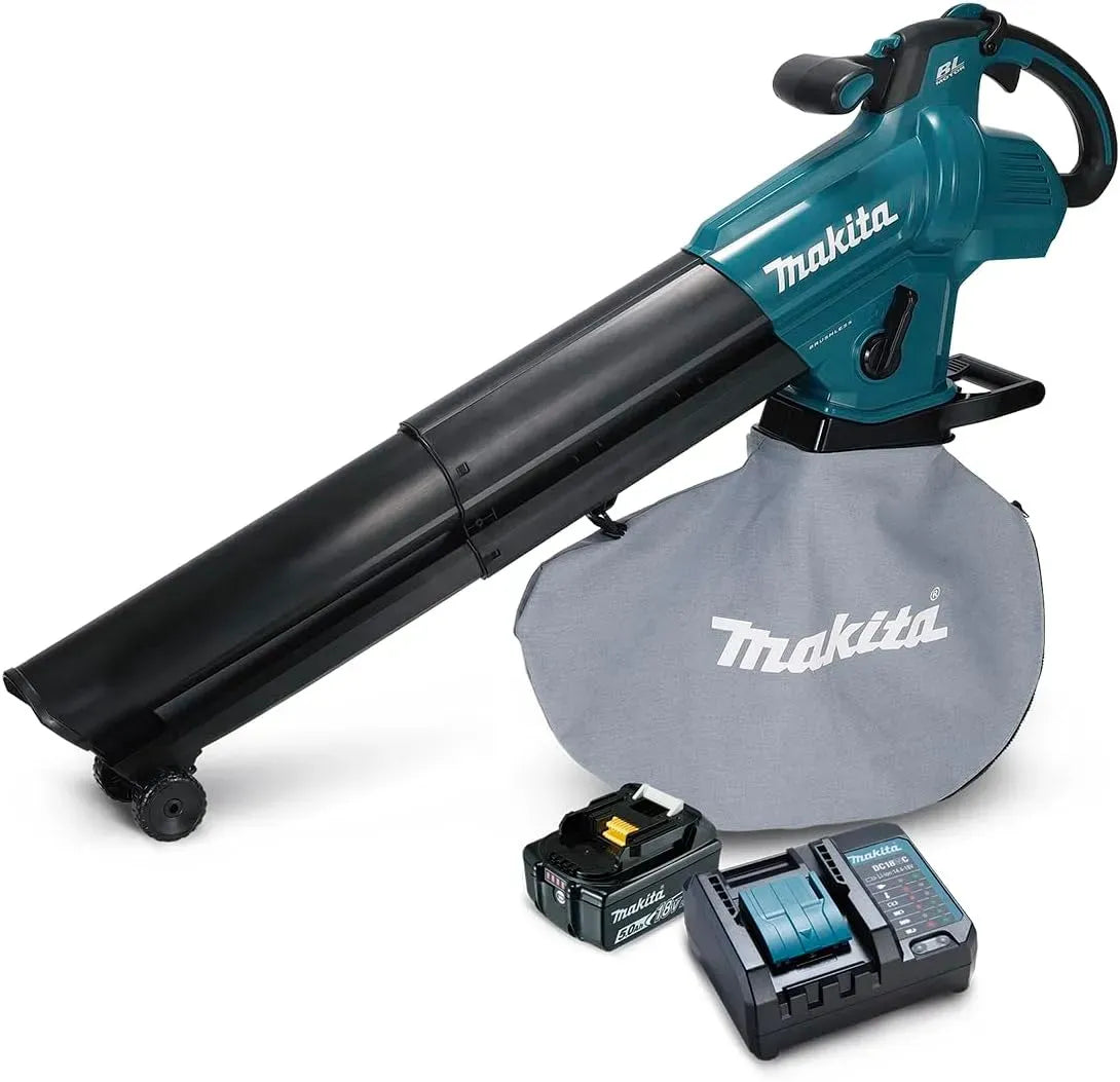 Makita DUB187T001 Aspirateur, 18 V, 0Ah, appareil électrique d'aspiration, Aspirateur souffleur broyeur 18V LXT 1x5