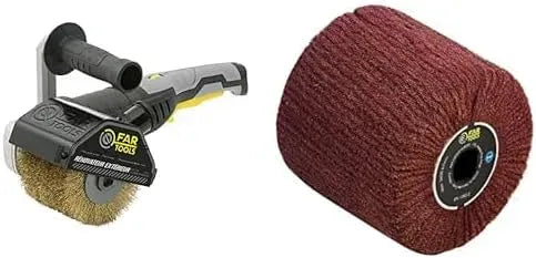 REX120C Brosse, 120X100MM, 1300 W, 120 mm, extérieur, noir, pour rénovateur REX120 Diamètre 120 mm Noir, Fartools