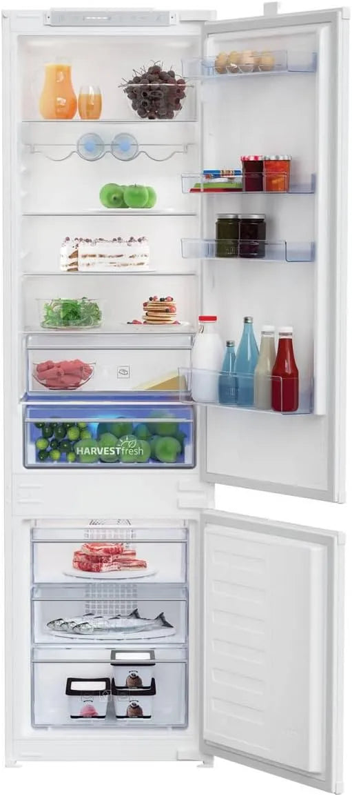 Réfrigérateur combiné BCHA306E4SN, 289 L, frigo avec congélateur, Réfrigérateur Combiné Intégrable À Glissière 289l - BCHA306E4SN